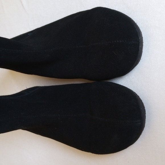 Softwalk Helena Faux Fur Suede Booties 7.5W Black Grey - Picture 8 of 9